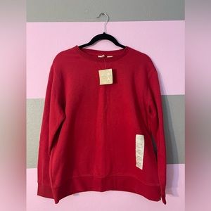 Covington Men Large Long Sleeve Sweater New Red